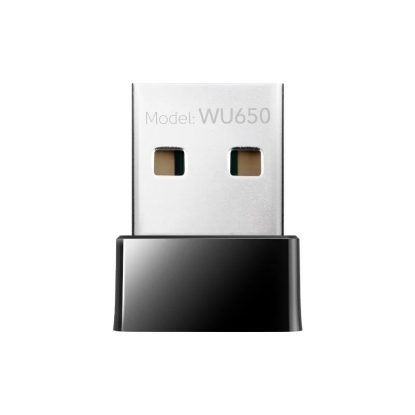 Imagine CUDY 650Mbps Wi-Fi USB Adapter, Mini Size, 433Mbps at 5GHz + 200Mbps at 2.4GHz, Nano Size, USB 2.0