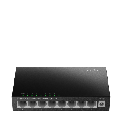 Imagine CUDY 8-Port 10/100 Mbps Desktop Switch, 8 10/100M RJ45 Ports, Loop Detection, Metal Case, Power Saving, Plug & Play, Wall-Mount