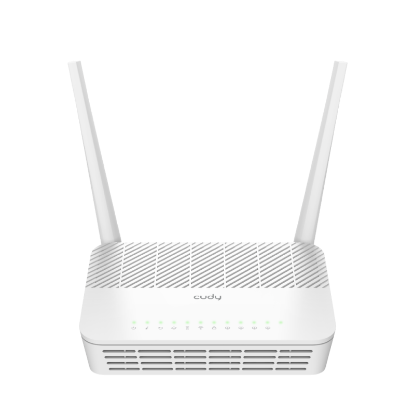 Imagine CUDY AC1200 Wireless Dual Band Gigabit xPON Router, Realtek chipset, GPON/EPON,  867Mbps at 5GHz + 300Mbps at 2.4GHz, 802.11ac/a/b/g/n, 1 PON Port, 4 Gigabit RJ45 port, Power ON/OFF Button,WPS Button,WiFi Button, Reset button,TR069/TR098/TR111/TR181, EasyMesh, OMCI