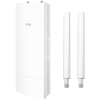 Imagine CUDY AC1200 WiFi Outdoor Repeater, Access Point, 867Mbps at 5GHz + 300Mbps at 2.4GHz, 1 x 100Mbps RJ45, 2 Detachable Antennas, 24V passive PoE, IP65 Waterproof, lightning protection, 24V passive PoE adapter included, Cudy APP