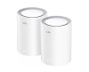 Imagine CUDY AX3000 Wi-Fi 6 Mesh 2.5G Solution 2-Pack, Dual-Band,  Chipset MT7981BA+MT7976CN+RTL8221B, 802.11ax/ac/a/b/g/n,  2402Mbps at 5GHz + 574Mbps at 2.4GHz,  2.5G WAN+GE LAN, 5 internal antennas,  MU-MIMO, DDNS, Zerotier/Wireguard/OpenVPN/IPSec/L2TP/PPTP VPN, DNS over Cloudflare/Google/Quad9, IPv6