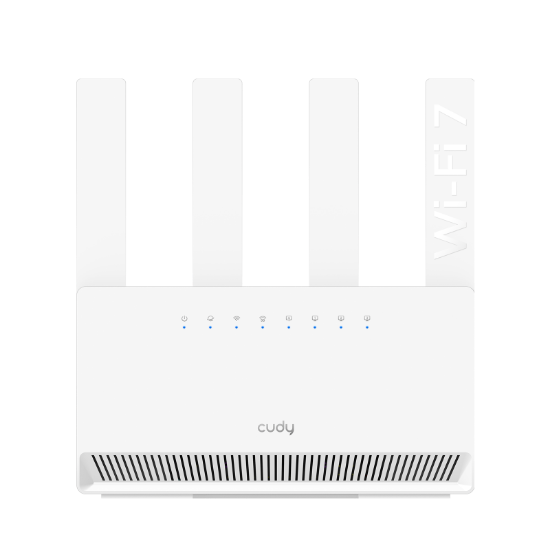 Imagine CUDY BE3600 Gigabit Dual Band Wi-Fi 7 Router, Chipset Broadcom, 802.11be/ax/ac/a/b/g/n, 2882Mbps at 5GHz + 688Mbps at 2.4GHz, 4 x 10/100/1000Mbps Ports, 4 x 5dBi fixed antennas, WiFi router/AP/ Repeater/WISP Mode, PPTP/L2TP/OpenVPN/WireGuard, MLO, MU-MIMO, Guest network, WPS, DDNS,  IPv6, IPTV, WOL