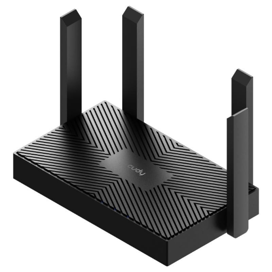 Imagine CUDY AX1500 Gigabit Dual Band Wi-Fi 6 Router, Chipset Realtek, 802.11ax/ac/a/b/g/n, 1201Mbps at 5GHz + 300Mbps at 2.4GHz, 4 x 10/100/1000Mbps Ports, WPA3, IPv6, 4 x 5dBi fixed antennas, TR069/TR098/TR111/TR181, Cudy Mesh, Cudy APP