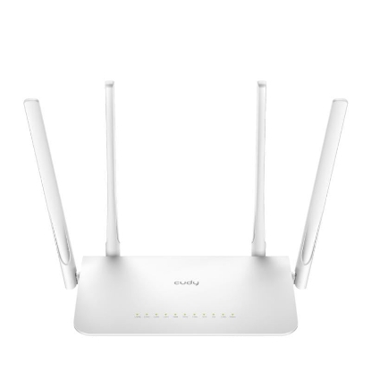 Imagine CUDY AC1200 Gigabit Dual Band Wi-Fi Mesh Router, Chipset MediaTek, 5 × 10/100/1000Mbps RJ45 Ports, 4 x 5dBi fixed antennas,  WiFi router/AP/ Repeater/WISP Mode, 802.11ac/a/b/g/n, 867Mbps at 5GHz + 300Mbps at 2.4GHz, Zerotier/Wireguard/OpenVPN/IPSec/L2TP/PPTP VPN,  DNS over Cloudflare/Google/Quad9