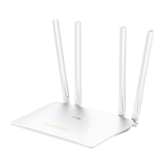 Imagine CUDY AC1200 Dual Band Wi-Fi Router, Chipset MediaTek, 802.11ac/a/b/g/n, 867Mbps at 5GHz + 300Mbps at 2.4GHz, 5 × 10/100Mbps Ports, WiFi router/AP/ Repeater/WISP Mode,4  5dBi fixed antennas, WPA3, Guest network, WPS, DDNS, VPN Client, IPv6,TR069/TR098/TR111/TR181, Cudy APP