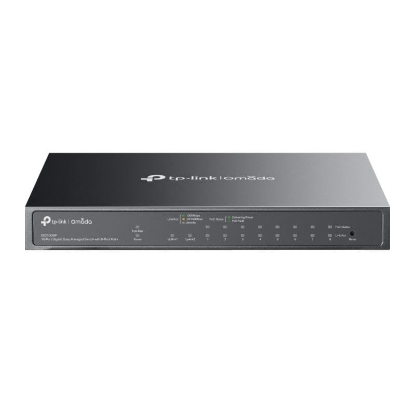 Imagine Omada 20-Port Gigabit Easy Managed Switch with 16-Port PoE+ PORT: 16× Gigabit PoE+ Ports, 2x Gigabit Non-PoE Ports, 2× Gigabit SFP Ports SPEC: 802.3at/af, 250 W PoE Power, 1U 19-inch Rack-mountable Steel Case FEATURE: Integration with Omada SDN Controller and Omada Cloud Essentials, Fast PoE