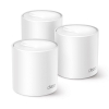 Imagine TP-Link AX3000 whole home mesh Wi-Fi 6 System, Deco X50 Pro (3-pack); Standarde Wireless: IEEE 802.11ax/ac/n/a 5 GHz, IEEE 802.11ax/n/b/g 2.4 GHz, viteza wireless: 5 GHz: 2402 Mbps (802.11ax, HE160), 2.4 GHz: 574Mbps (802.11ax), Acoperire: 4-6 dormitoare, Dual band, MU- MIMO, OFDMA, interfata: 2 x