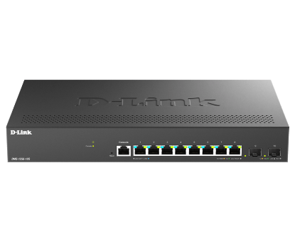 Imagine Switch D-Link DMS-1250-10S , 8 porturi Gigabit, 2 porturi SFP+, Protocol 802.1D STP 802.1s MSTP 802.1w RSTP, rackabil