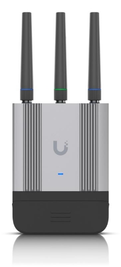 Imagine Ubiquiti UMR-Industrial. Router rețea celulară, Negru, Gri, Material carcasă: Aluminiu, Policarbonat (PC). Tip interfață Ethernet LAN: Gigabit Ethernet, Viteză transfer de date Ethernet LAN: 10,100,1000 Mbit/s. Standarde Wi-Fi: 802.11b, 802.11g, Wi-Fi 4 (802.11n), WLAN rate de transfer de date