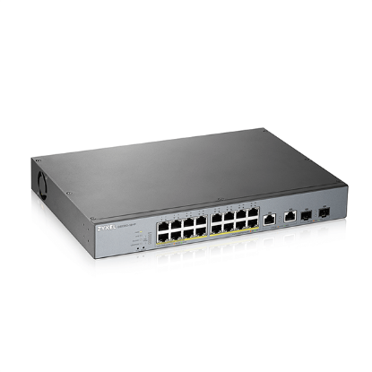 Imagine ZYXEL GS1350-18HP 16-PORT GBE POE SWITCH