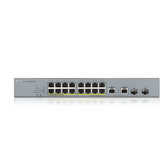 Imagine ZYXEL GS1350-18HP 16-PORT GBE POE SWITCH
