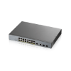 Imagine ZYXEL GS1350-18HP 16-PORT GBE POE SWITCH