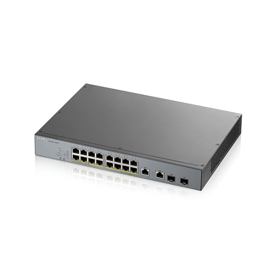 Imagine ZYXEL GS1350-18HP 16-PORT GBE POE SWITCH