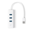Imagine TP-Link USB 3.0 UE330 2 în 1- Adaptor Gigabit Ethernet & 3-Port Hub, UE330, 4 USB-A 3.0 Ports, 1 Gigabit Ethernet Port, 1 USB-A 3.0 Connector , RTL8153