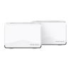 Imagine BE3600 Whole Home Mesh Wi-Fi 7 System SPEED: 688 Mbps at 2.4 GHz + 2880 Mbps at 5 GHz SPEC: Internal Antennas, 1× 2.5 Gbps Port (WAN/LAN auto-sensing), 2× Gigabit Ports (WAN/LAN auto-sensing), MLO, 4096-QAM, OFDMA, EHT160 on 5GHz FEATURE: MERCUSYS APP, Router/AP Mode, One Unified Network, Seamless