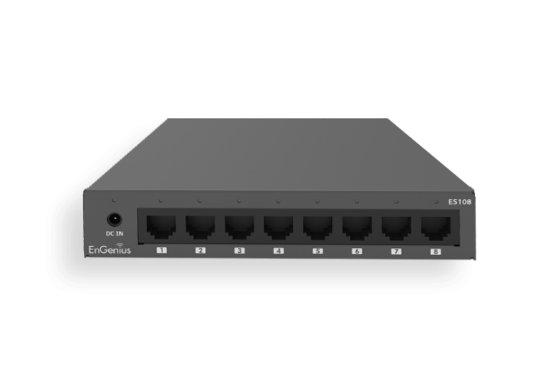 Imagine Switch Engenius Unmanaged Desktop 8-port GbE, standard wireless L1, capacitate switch 16 Gbps
