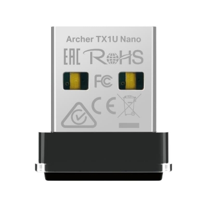 Imagine AX300 Nano Wi-Fi 6 USB Adapter SPEED: 287 Mbps at 2.4 GHz SPEC: Internal Antennas, USB 2.0 FEATURE: MU-MIMO, OFDMA