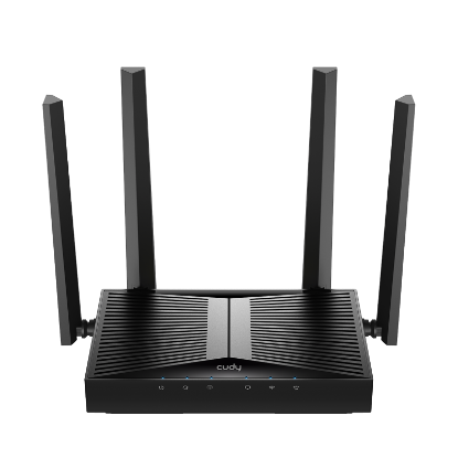 Imagine CUDY Router BE3600 Gigabit Dual Band Wi-Fi 7, Chipset Broadcom, standard 802.11be/ax/ac/a/b/g/n, 2882Mbps la 5GHz + 688Mbps la 2.4GHz, 5 x porturi 10/100/1000Mbps, 4 x 5dBi antene fixe, WiFi router/AP/ Repeater/WISP Mode, PPTP/L2TP/OpenVPN/WireGuard, MLO, MU-MIMO, Guest network, WPS, DDNS, IPv6