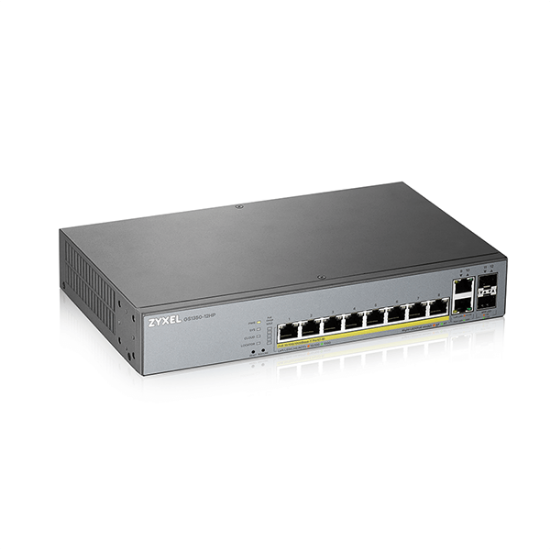 Imagine ZYXEL GS1350-12HP 12-PORT GBE POE SWITCH