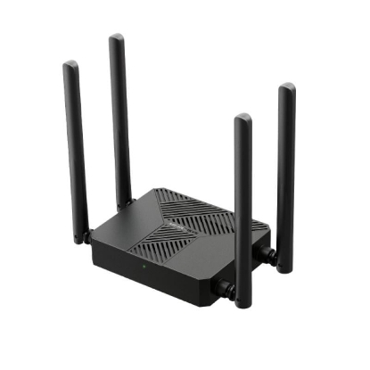 Imagine Router Dual-Band Wi-Fi 6 AX1500, viteza 300 Mbps at 2.4 GHz + 1201 Mbps la 5 GHz, 4× Fixed External Antennas, 2× Gigabit LAN Ports, 1× Gigabit WAN Port, 1024-QAM, OFDMA, MERCUSYS APP, Router/Access Point Mode, WPS/Reset Button, IPTV, IPv6, Smart Connect, Beamforming, MU-MIMO, Parental Controls