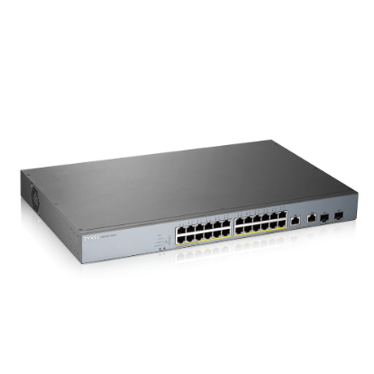 Imagine ZYXEL GS1350-26HP 24-PORT GBE POE SWITCH