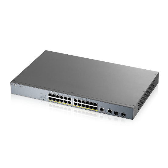 Imagine ZYXEL GS1350-26HP 24-PORT GBE POE SWITCH