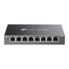 Imagine Switch TP Link Omada 8-Port Gigabit Unmanaged Desktop cu  8× 10/100/1000 Mbps RJ45 Ports, alimentare externa External Power Adapter(Output: 53.5VDC / 1.31A),  capacitate 16 Gbps