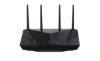 Imagine ASUS AX5400 Dual-band Wi-FI 6 Router RT-AX5400,Standarde wireless: IEEE 802.11a, IEEE 802.11b, IEEE 802.11g, WiFi 4 (802.11n), WiFi 5 (802.11ac), WiFi 6 (802.11ax), Procesor: 1.5 GHz tri-core, Memorie: 256 MB Flash, 512 MB RAM, 574+4804 Mbps, 4 x antene externe, Interfata: RJ45 for Gigabits BaseT
