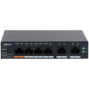 Imagine DAHUA 6 port Managed Desktop switch, CS4006-4ET-60, Interfata: Port 1-4: 4 × RJ-45 10/100 Mbps (PoE); Port 5-6: 2 × RJ-45 10/100/1000 Mbps (uplink), Managd, Layer 2, Switching Capacity: 4.8 Gbps, Packet Forwarding Rate, 3.57 Mpps, Standarde retea: IEEE802.3; IEEE802.3u; IEEE802.3x; IEEE802.3ab