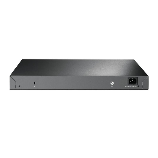 Imagine "JetStream™ 24-Port 2.5GBASE-T and 4-Port 10GE SFP+ L2+ Managed Switch with 16-Port PoE+ & 8-Port PoE++ PORT: 24× 2.5G RJ45 Ports (8× 2.5G PoE++ Ports & 16× 2.5G PoE+ Ports), 4× 10G SFP+ Slots, RJ45/Micro-USB Console Port SPEC: 802.3bt/at/af, 500 W PoE Power, 1U 19-inch Rack-mountable Steel Case
