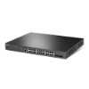 Imagine "JetStream™ 24-Port 2.5GBASE-T and 4-Port 10GE SFP+ L2+ Managed Switch with 16-Port PoE+ & 8-Port PoE++ PORT: 24× 2.5G RJ45 Ports (8× 2.5G PoE++ Ports & 16× 2.5G PoE+ Ports), 4× 10G SFP+ Slots, RJ45/Micro-USB Console Port SPEC: 802.3bt/at/af, 500 W PoE Power, 1U 19-inch Rack-mountable Steel Case
