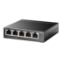 Imagine "5-Port Gigabit Easy Smart Switch with 4-Port PoE+ PORT: 4× Gigabit PoE+ Ports, 1× Gigabit Non-PoE Ports SPEC: 802.3af/at, 120 W PoE Power, Desktop Steel Case FEATURE: PoE Auto Recovery, MTU/Port/Tag-based VLAN, QoS, IGMP Snooping, Web/Utility Management, Plug and Play"