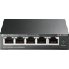 Imagine "5-Port Gigabit Easy Smart Switch with 4-Port PoE+ PORT: 4× Gigabit PoE+ Ports, 1× Gigabit Non-PoE Ports SPEC: 802.3af/at, 120 W PoE Power, Desktop Steel Case FEATURE: PoE Auto Recovery, MTU/Port/Tag-based VLAN, QoS, IGMP Snooping, Web/Utility Management, Plug and Play"