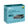 Imagine "5-Port Gigabit Easy Smart Switch with 4-Port PoE+ PORT: 4× Gigabit PoE+ Ports, 1× Gigabit Non-PoE Ports SPEC: 802.3af/at, 120 W PoE Power, Desktop Steel Case FEATURE: PoE Auto Recovery, MTU/Port/Tag-based VLAN, QoS, IGMP Snooping, Web/Utility Management, Plug and Play"