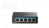 Imagine D-LINK DMS-105 UNMANAGED SWITCH 5 PORT, Interfata: 5 x 10/100Mbps/1G/2.5G, Auto MDI/MDIX, CAPACITATE SWITCH: 25gBPS, Packet Forwarding Rate:18.6 Mpps, Dimensiuni 100.5 x 82 x28mm, Greutate: 238.6 g.