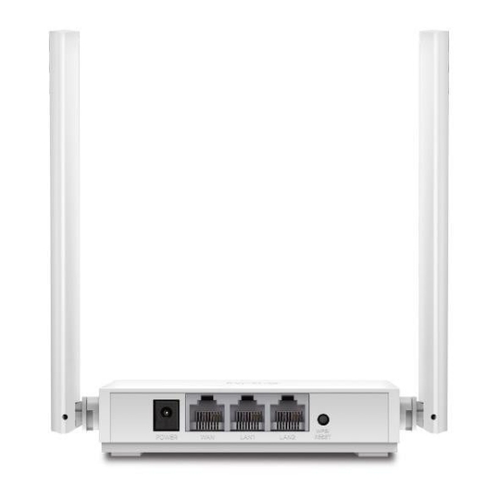 Imagine Router Wireless TP-Link N300Mbps, TL-WR820N V2; 2x 10/100Mbps LAN Ports, 1x 10/100Mbps WAN Port; 2x Fixed 5dBi Omni Directional Antennas; Standarde Wireless: Wi-Fi 4 IEEE 802.11n/b/g 2.4 GHz, N300 2.4 GHz: 300 Mbps (802.11n).