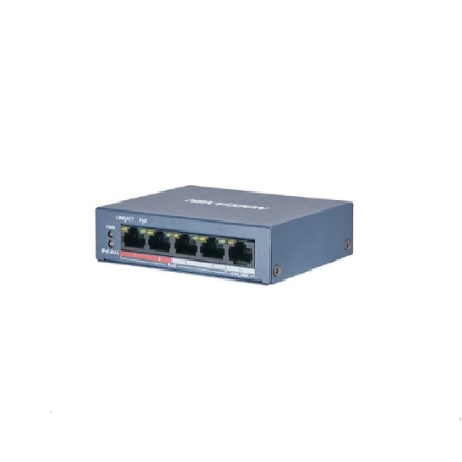Imagine Switch Hikvision DS-3E0105P-E/M(B), 4-port, PoE