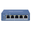 Imagine Switch Hikvison DS-3E0505P-E, 4-port, PoE
