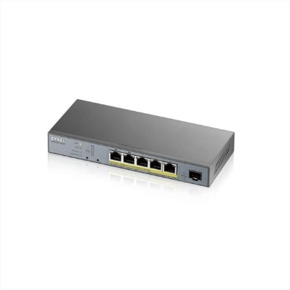 Imagine Switch Zyxel GS1350-6HP-EU0101F, 5 port, 100/1000 Mbps