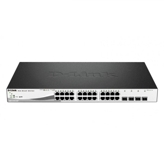 Imagine Switch D-link DGS-1210-28MP, 28 Port, 10/100/1000 Mbps