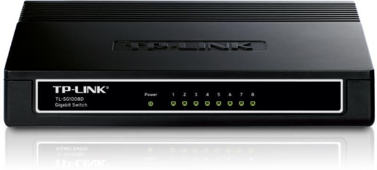 Imagine Switch TP-Link TL-SG1008D, 8 port, 10/100/1000 Mbps