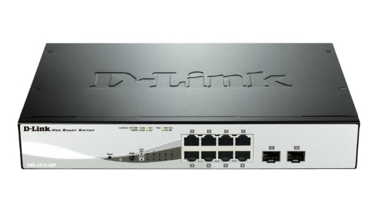 Imagine Switch D-Link DGS-1210-08P, 8 port, 10/100/1000 Mbps