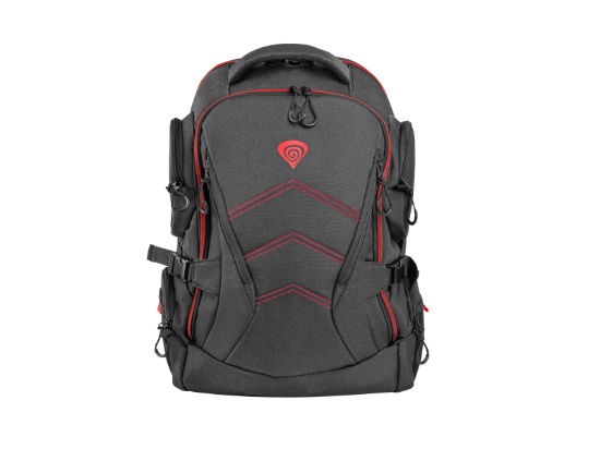 Imagine Rucsac laptop GENESIS PALLAD 550, compatibil dimensiune laptop 17.3 ", total numar buzunare 19, material polyester, capacitate 24 L, negru