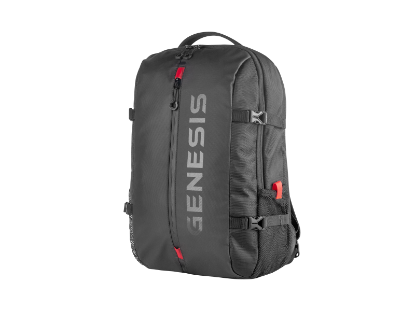 Imagine GENESIS Pallad 410. Backpack type: Rucksack, Product main colour: Black, Style: Urban. Width: 120 mm, Depth: 320 mm, Height: 440 mm.  Package width: 360 mm, Package depth: 470 mm, Package height: 120 mm. Material: Polyester. Products per pallet: 120 pc(s), Master (outer) case width: 350 mm, Master