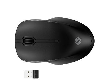 Imagine HP MOUSE 255 Dual Wireless, Culoare: Negru, Dimensiuni: 69.3 x 115 x 38.2 mm, Greutate: 68.3 g, Garantie 1 an