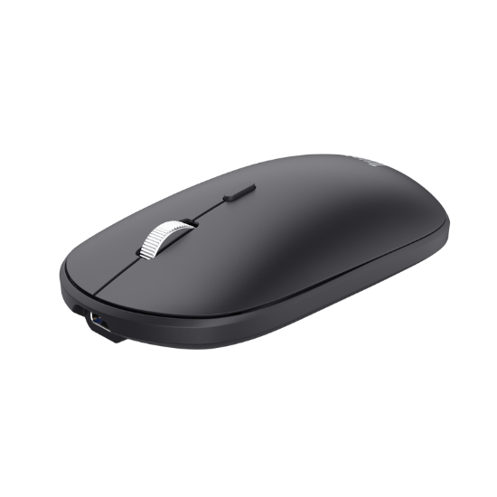 Imagine Trust Kit Wireless keyboard+mouse Lyra, mouse optic, rezolutie maxima 1200 DPI, conectivitate wireless, intefata USB-C, USB-A, negru