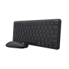 Imagine Trust Kit Wireless keyboard+mouse Lyra, mouse optic, rezolutie maxima 1200 DPI, conectivitate wireless, intefata USB-C, USB-A, negru