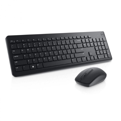 Imagine Dell Kit Mouse and Keyboard KM3322W Wireless, QWERTZ Romanian Layout, Device Type: Keyboard and mouse set, Wireless Receiver: USB wireless receiver, Connectivity Technology: Wireless, Interface: 2.4 GHz, Keyboard: Adjustable Height: Yes, Hot Keys Function: Volume, mute, Keyboard Technology: Plunger
