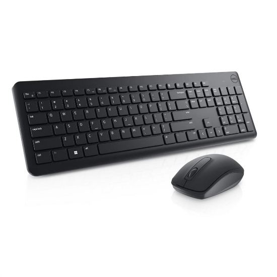 Imagine Dell Kit Mouse and Keyboard KM3322W Wireless, QWERTZ Romanian Layout, Device Type: Keyboard and mouse set, Wireless Receiver: USB wireless receiver, Connectivity Technology: Wireless, Interface: 2.4 GHz, Keyboard: Adjustable Height: Yes, Hot Keys Function: Volume, mute, Keyboard Technology: Plunger
