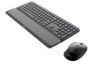 Imagine Kit Philips SPT6607, wireless, 2.4GHz + Bluetooth 3.0/5.0, 104 taste, membrana, suport incheietura detasabil, baterii 1x AAA + 1x AA, negru + mouse SPK7607